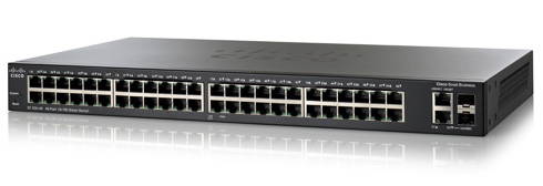 Коммутатор Cisco SB SF 200-48 48-Port 10/100 Smart Switch SLM248GT-EU