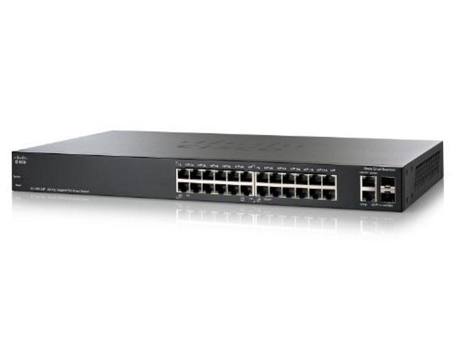 Коммутатор Cisco SB SG 200-26P 26-port Gigabit PoE Smart Switch SLM2024PT-EU