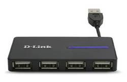 Концентратор D-Link DUB-104 4port USB2.0 DUB-104