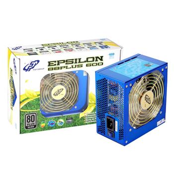EPSILON_88PLUS_600 Блок питания FSP RETAIL Epsilon 600 88+,12cm fan, a/PFC,24+8+4,2xPCI-E,6xSATA,pow