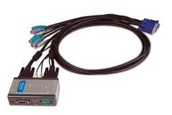 KVM-переключатель D-Link KVM-121 2port w/cables w/audio KVM-121