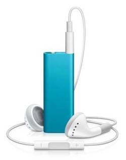 MP3 плеер Apple iPod shuffle 2GB blue (3Gen) MC384