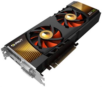 NE5X580010FB Видеокарта PALIT GeForce GTX580 3GB DDR5 384Bit 2xDVI-HDMI-DP
