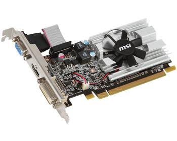 Видеокарта MSI Radeon 6450 1GB DDR3 64bit DVI-VGA- HDMI R6450-MD1GD3/LP