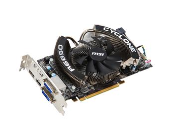 Видеокарта MSI Radeon 6850 1GB DDR5 256bit DVI-HDMI CYCLONE POWER OVERCLOCKED R6850_CYCLONE1GD5PE/OC