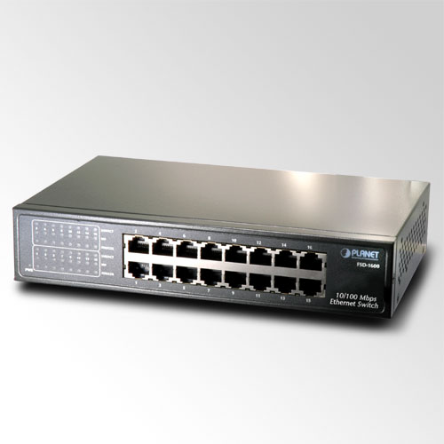 FSD-1601 FSD-1600 16-Port 10/100Base-TX Ethernet Switch