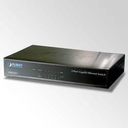 5-портовый 10/100/1000 Gigabit Ethernet настольный коммутатор PLANET (металл) GSD-503