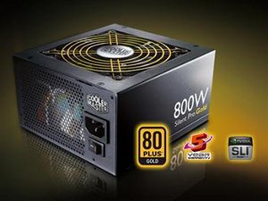 RS800-80GAD3-EU Блок питания Cooler Master Silent Pro GOLD 800Вт, active PFC,120мм PWM fan,80+ GOLD,