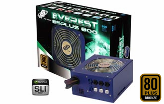 EVEREST_85PLUS_800 Блок питания FSP RETAIL Everest 800 85+,12cm fan, a/PFC,24+8+4,4xPCI-E,9xSATA,powercord,modular