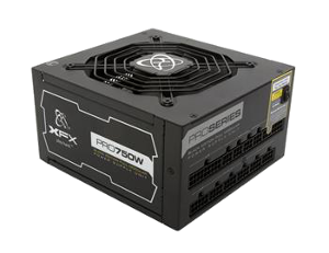P1-750B-BEFX Блок питания XFX Black Edition 750Вт,80+ GOLD, Hybrid fan,full modular,single rail,RETA