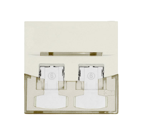 FP4MF2KND Лицевая панель 3M keystone 45*45 2 порта белая
