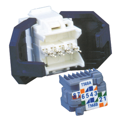 OCK5EU8 Модуль 3M Volition RJ45 K5e UTP keystone белый, упаковка 8 шт