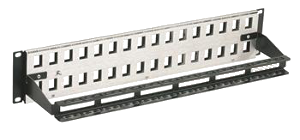 VOLPPCBF48K Модульная патчпанель 3M 19" 2U 48 порта глуб. 118 мм алюм.черная