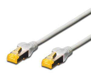 DK-1644-A Патч-корд DIGITUS CAT 6a S-FTP, AWG 26/7, сірий, DK-1644-A