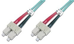 DK-2522-03/3 Оптический патчкорд DIGITUS SC-SC, 50/ 125, OM3, duplex, 3m