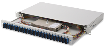 DN-96322_9 Оптическая панель DIGITUS 19'' 1U, 24xSC duplex, SM, splice cassette, pigtails OS2 incl. DN-96322/9
