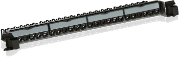 033551 Патч-панель Legrand 19" 1U, 24порта, RJ45, 5e UTP , LSC в сборе 0 335 51