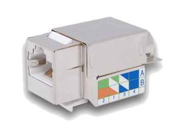 632704 Коннектор Legrand RJ45 кат. 5е, STP, Keystone, Linkeo 632704