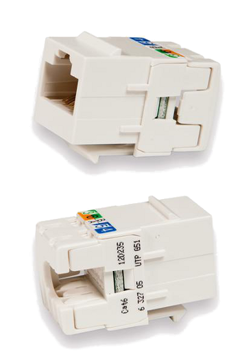 632705 Коннектор Legrand RJ45 кат. 6, UTP, Keystone, Linkeo 632705