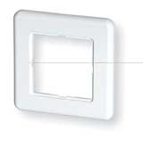 336608 Рамка DIN одинарная для розеток 50x50, размер 80x80