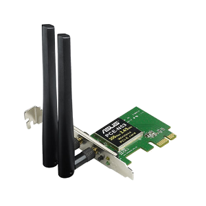 PCE-N53 WiFi-адаптер ASUS PCE-N53 802.11 a/n 300Mbps Двухдиапазонный, PCIexpress