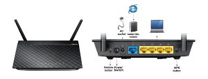 RT-N12LX Интернет-шлюз ASUS RT-N12LX 802.11n 300Mbps 2dBi несъемные 4xFE LAN, 1xFE WAN