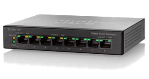 SF100D-08P-EU Коммутатор Cisco SB SF100D-08P 8-Port 10/100 PoE Desktop Switch