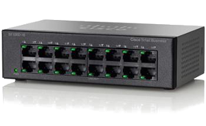 SF100D-16-EU Коммутатор Cisco SB SF100D-16 16-Port 10/100 Desktop Switch