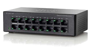 SF100D-16P-EU Коммутатор Cisco SB SF100D-16P 16-Port 10/100 PoE Desktop Switch