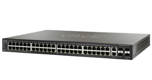 SF500-48P-K9-G5 Коммутатор Cisco SB SF500-48P 48-port 10/100 POE Stackable Managed Switch w/Gig Upli