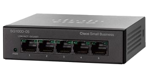 Неуправляемый Коммутатор Cisco SG100D-05 5-Port Gigabit Desktop Switch 'SG100D-05-EU' Интерфейсы: - 5х10/100/1000 Gigabit Ethernet Тип: - неуправляемый - Настольный, фиксированный  Приобретается отдельно: Расширение гарантии (SMARTnet): CON-SBS-SVC1 Service 8x5xNBD