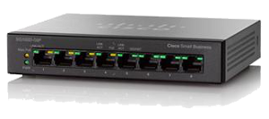 SG100D-08P-EU Коммутатор Cisco SB SG100D-08P 8-Port PoE Gigabit Desktop Switch