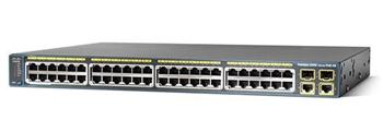 WS-C2960-48PST-L Коммутатор Cisco Catalyst 2960 48 10/100 PoE + 2 1000BT +2 SFP LAN Base Image