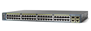 WS-C2960-48PST-S Коммутатор Cisco Catalyst 2960 48 10/100 PoE + 2 1000BT +2 SFP LAN Lite Image