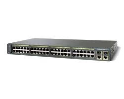 WS-C2960-48TC-S Коммутатор Cisco Catalyst 2960 48 10/100 + 2 T/SFP LAN Lite Image