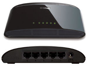 DES-1005D Коммутатор D-Link DES-1005D/RU 5port 10/ 100BaseTX