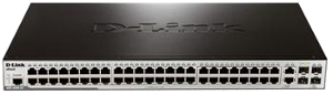 DES-3200-52 Коммутатор D-Link DES-3200-52 48port 10/100, 2x1GE/SFP, 2xSFP, L2
