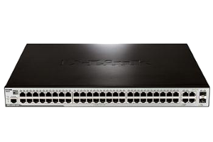 DES-3200-52P Коммутатор D-Link DES-3200-52P 48port 10/100 PoE, 2x1GE, 2x1GE/SFP, L2