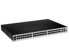 DES-3552 Коммутатор D-Link DES-3552 48port 10/100, 2x1GE, 2x1GE/SFP, L2+