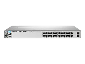 J9575A Коммутатор HP 3800-24G-2SFP+ 24xGE+2x10GE-SFP+, L3 Full, 1xStack slot, RPS, LT