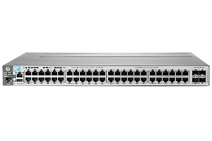 J9576A Коммутатор HP 3800-48G-4SFP+ 48xGE+4x10GE-SFP+, L3 Full, 1xStack slot, RPS, LT
