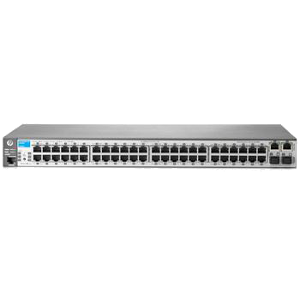 J9627A Коммутатор HP 2620-48-PoE+ 48x10/100+ 2xGE-T+ 2xGE-SFP, L2/3, Static/RiP, 382W, LT