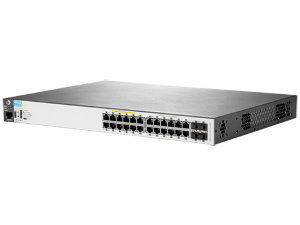 J9773A Коммутатор HP 2530-24G-PoE+ 24xGE+4xSFP, L2, 195W ,LT Warranty