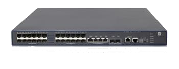JG543A Коммутатор HP 5500-24G-SFP HI 24xSFP+4GE-T +2x10GE-SFP+, L3 Full/MPLS, 2xModule slots, LT