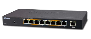 Неуправляемый коммутатор Planet GSD-908HP (8-Port 10/100/1000T 802.3at PoE + 1-Port Gigabit Desktop Switch)