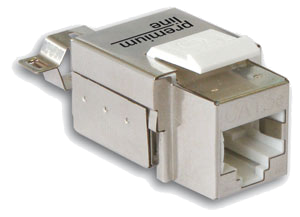 105211010 Модуль Keystone RJ-45 кат 5е  STP экранированный 90