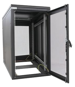 SE-014-5711-11-1-161 Шкаф ZPAS 19" 24U 600*1000, цельносварной, перф.двери, профиль, SE-014-5711-11-1-161