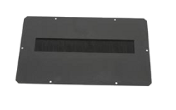 WZ-1718-37-02-161 Заглушка ZPAS с щеточным вводом 380х210, черного цвета