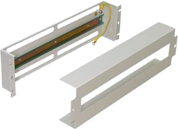 WZ-PS3U-00-00-011 Панель ZPAS 19" c DIN-рейкой серая