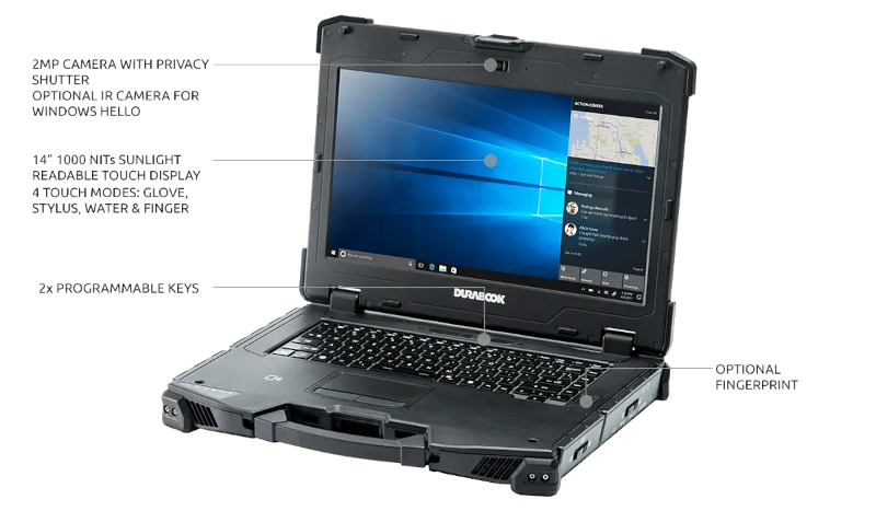 Durabook z14i front